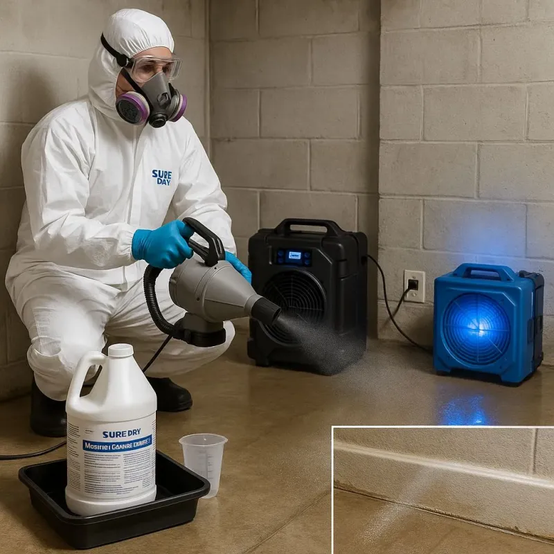 Sanitization and Odor Removal process in Perrysburg, OH